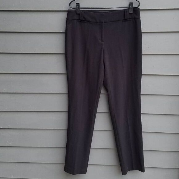Classics!!  Anne Klein Black Trousers / Dress Pants Size 8   Designer!! - Picture 1 of 9